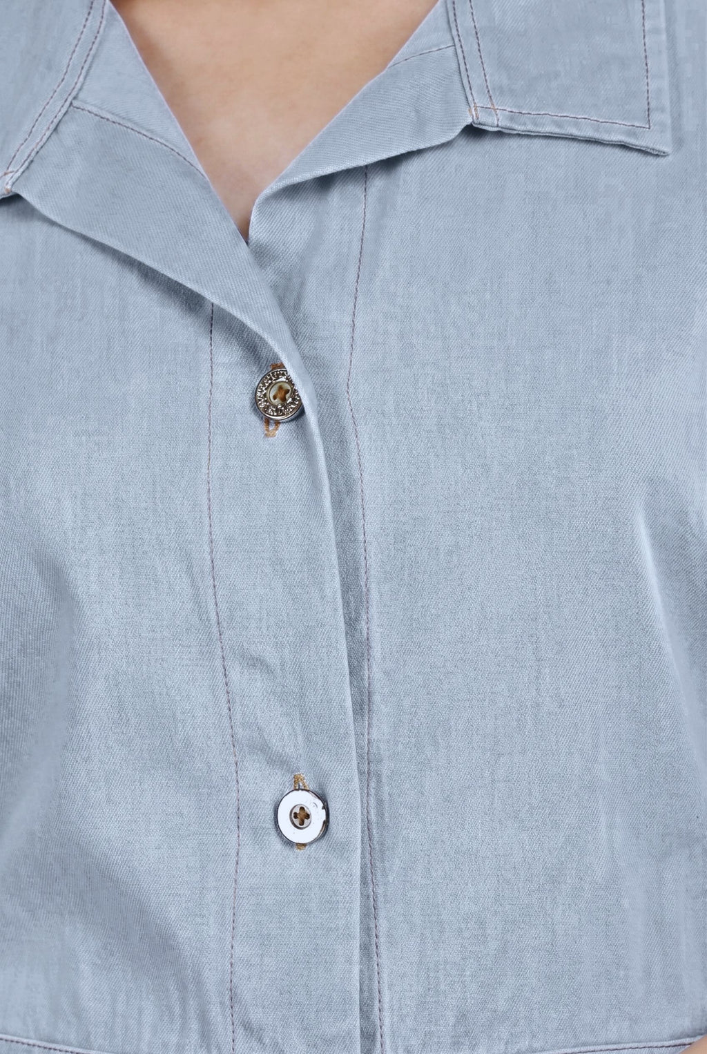 Long Story Denim Shirt Dress
