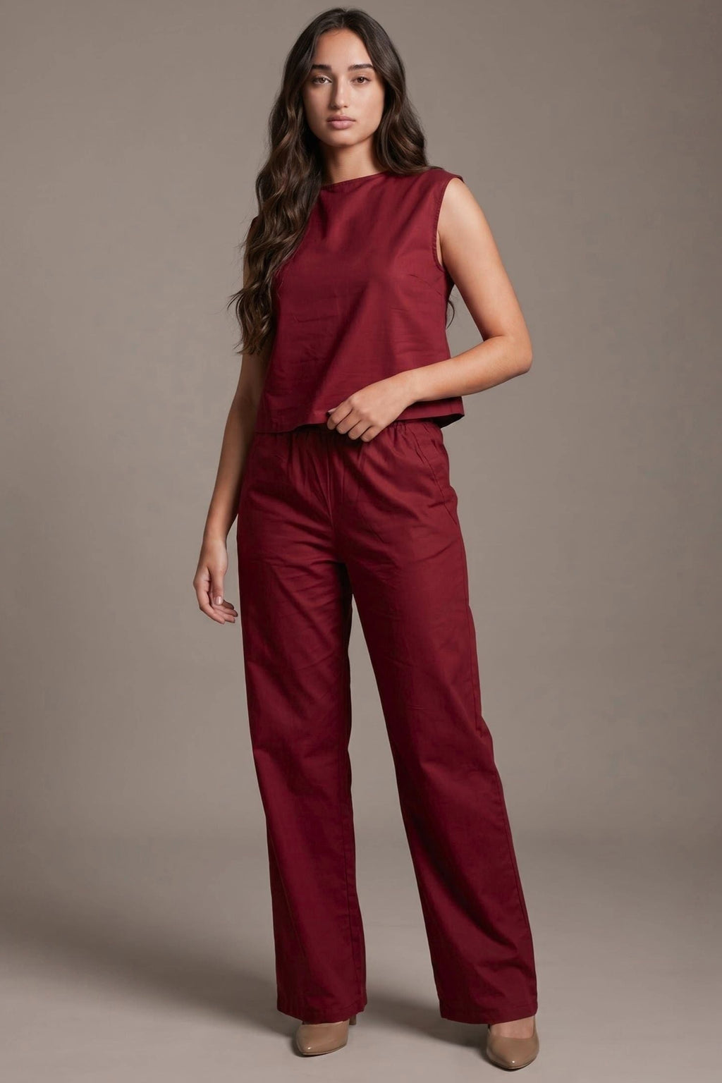 Crimson Secret Co-ord Set
