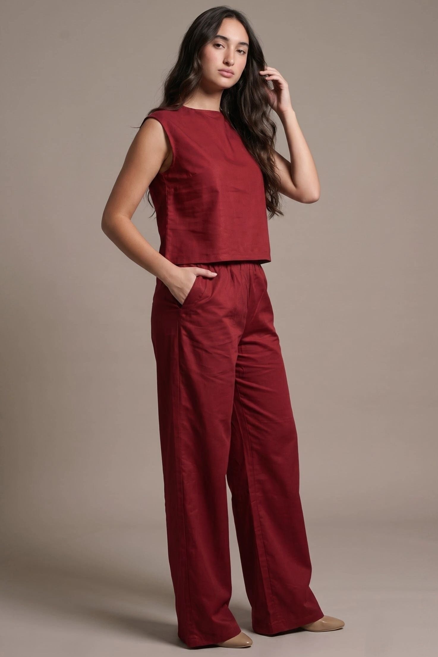 Crimson Secret Co-ord Set
