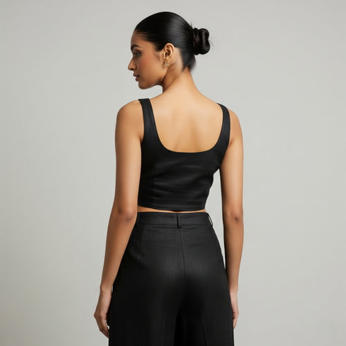 Noir Linen Co-Ord Set