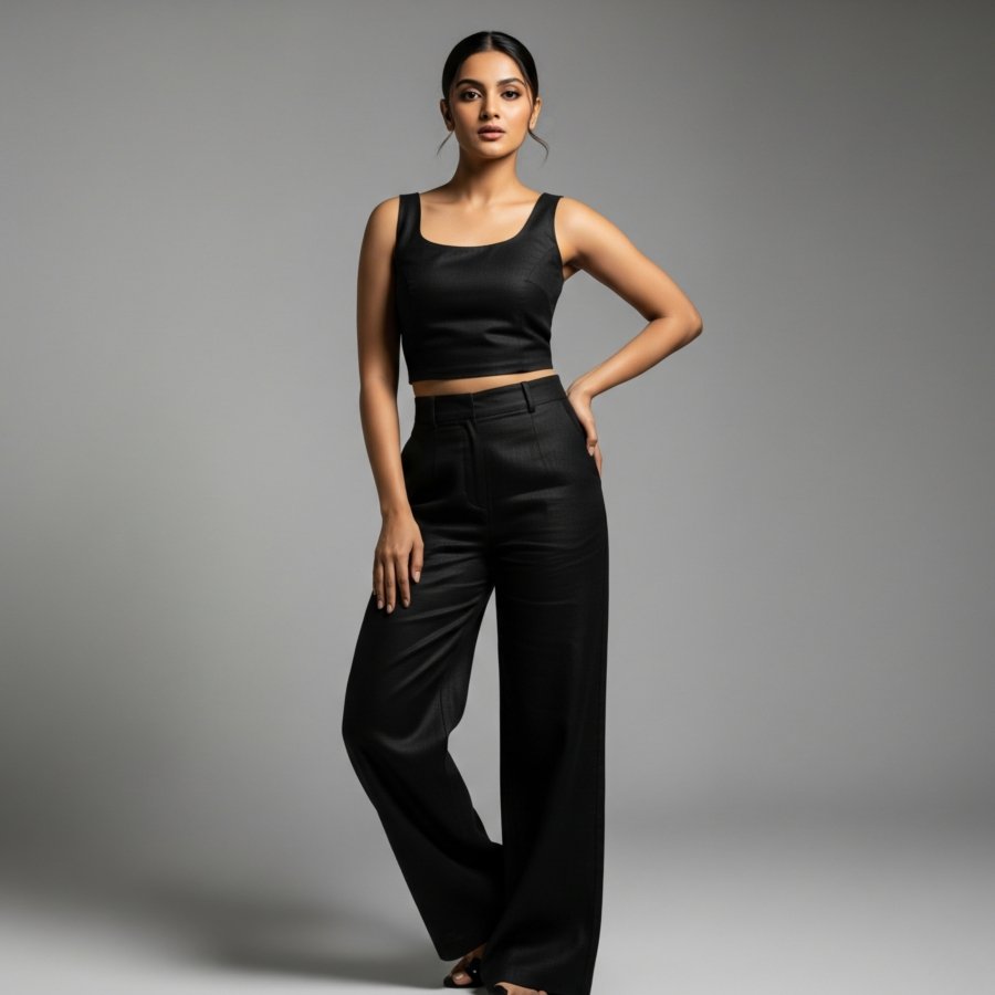 Noir Linen Co-ord Set